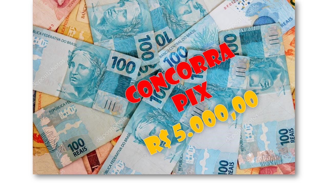 PIX DE R$ 5.000,00  (sorteio pela loteria federal)
